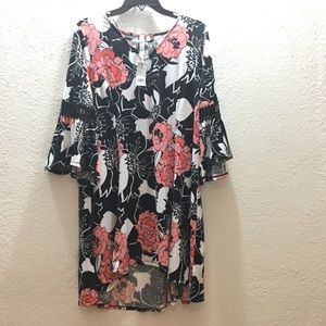 NWT   NY Collection Petite High-Low Dress